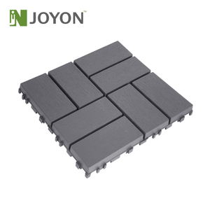 Gray Checker PP Plastic Interlocking Deck Tile