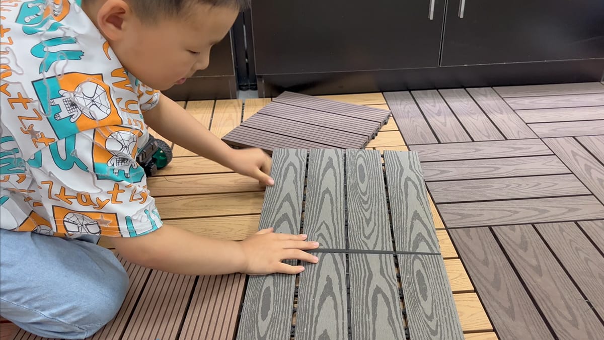 children install deck tile