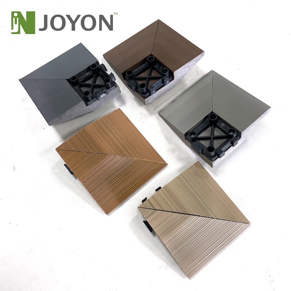 Co-extrusion Edging Corner for WPC Deck Tiles