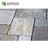 11 Slat Natural Colorful Real Stone Slate Interlocking Deck Tile